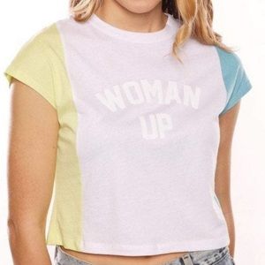 New House of Tens Woman Up Tee size large